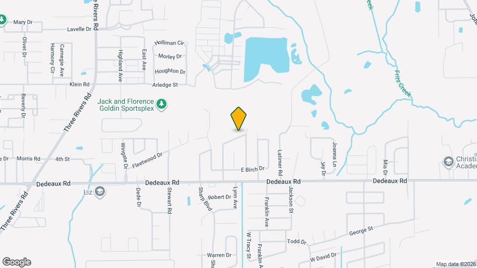 927 Sweetgum Dr Map and Location Details