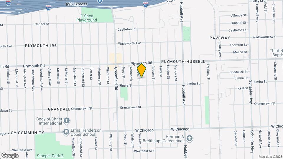 11334 Sussex St Map and Location Details