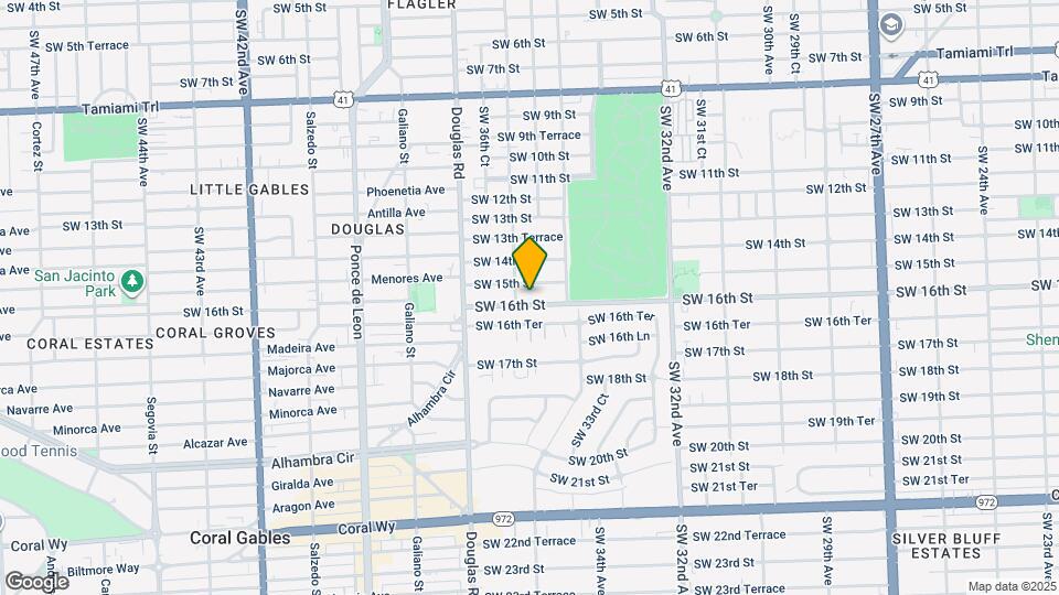 3521 SW 16th St Map and Location Details