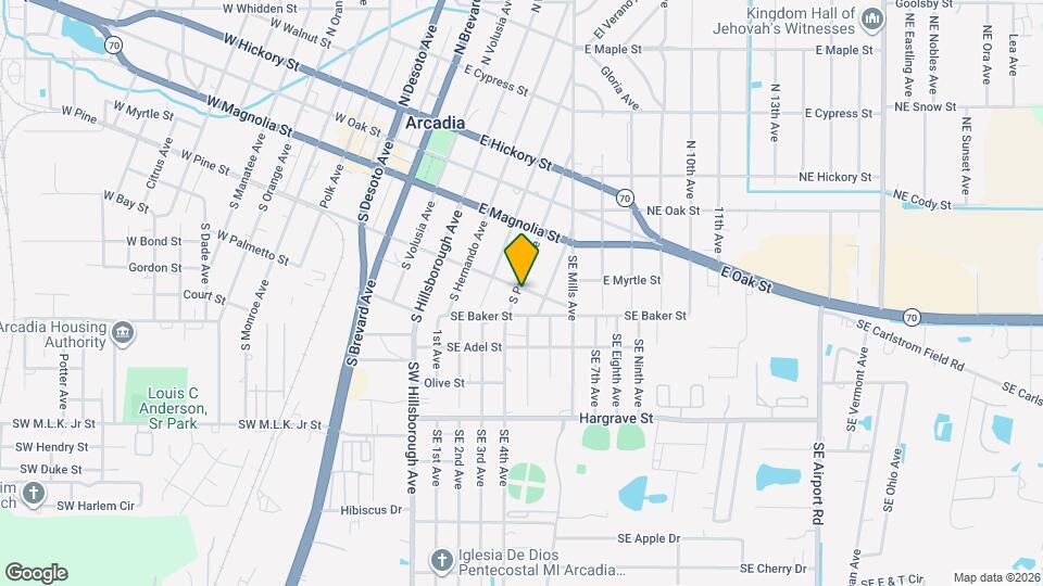 203 S Pasco Ave Map and Location Details