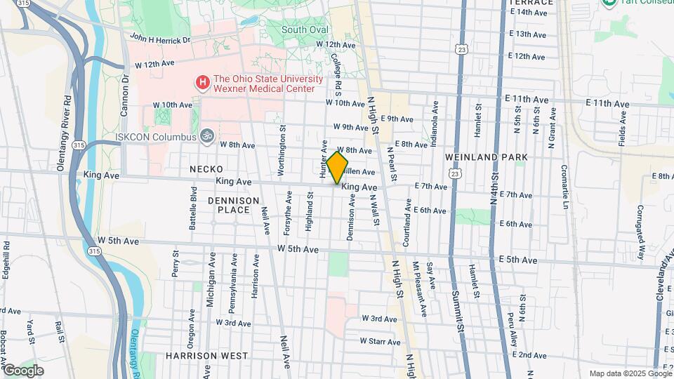 103 King Ave Mapa y Detalles de la Ubicación