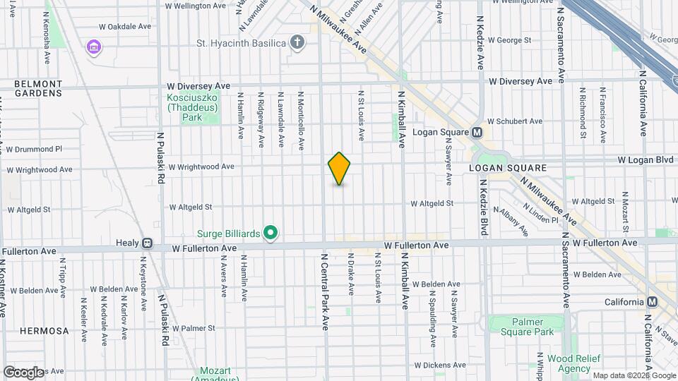 2520 N Drake Ave Map and Location Details