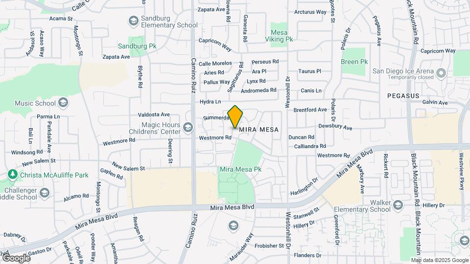 10935 Summerdale Way Map and Location Details