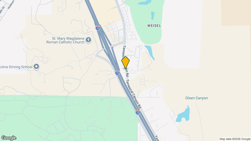 21779 Temescal Canyon Rd Map and Location Details