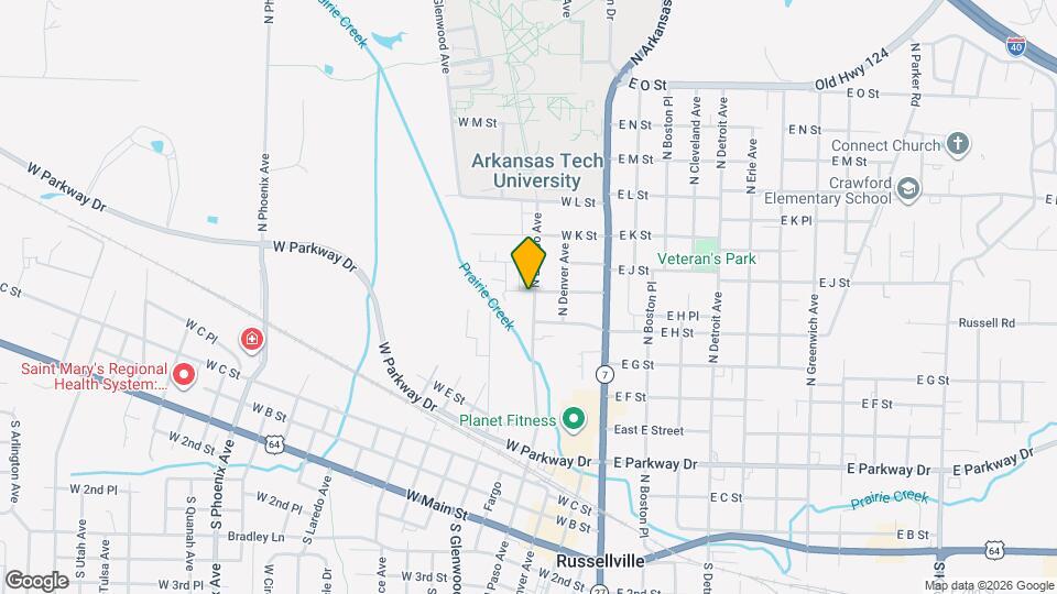 827 N El Paso Ave Map and Location Details
