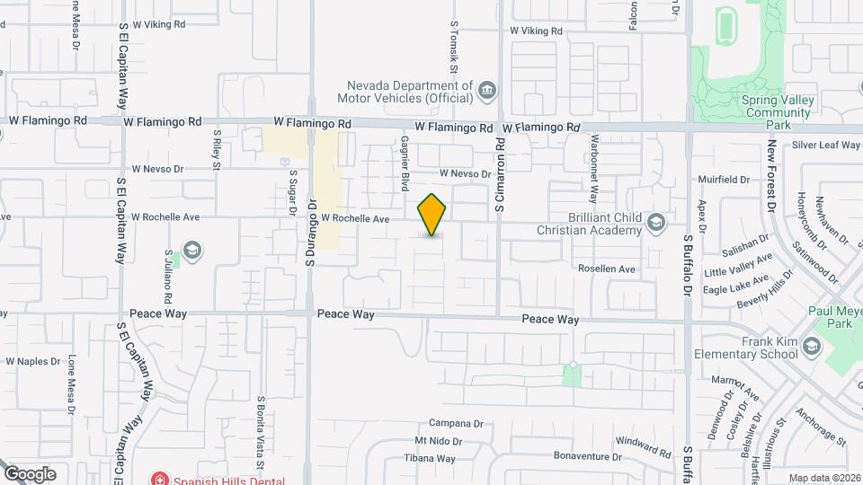 8341 Caldera Hls Ave Map and Location Details