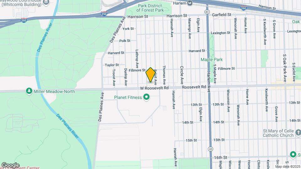 7513 Roosevelt Rd Map and Location Details