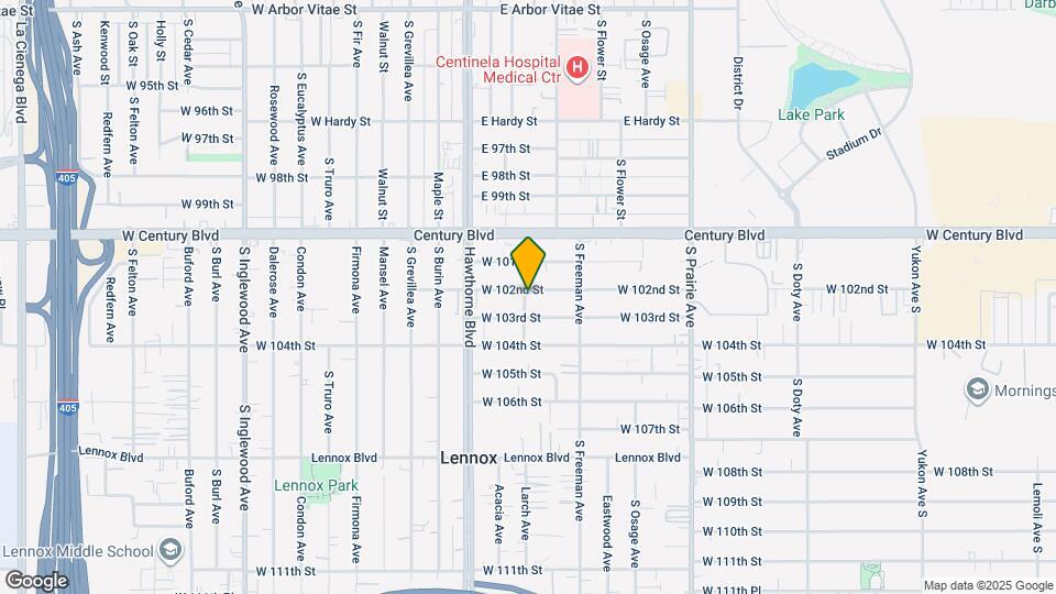 4258 W 102nd St Mapa y Detalles de la Ubicación