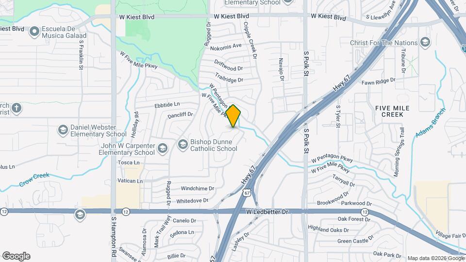 1516 W Five Mile Pkwy Map and Location Details