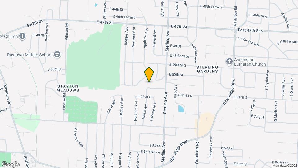 11008 E 50th Terrace Mapa y Detalles de la Ubicación