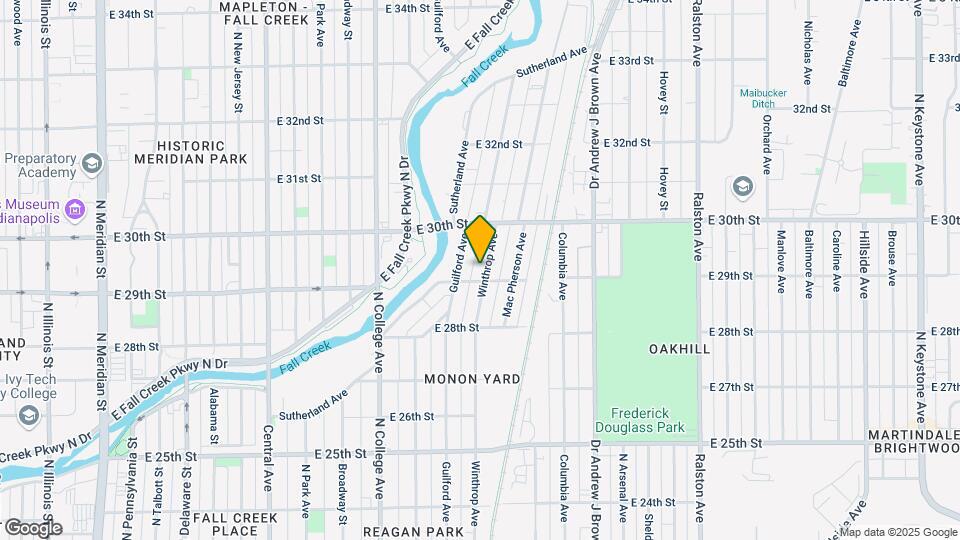 2910 Winthrop Ave, Unit 2912 Map and Location Details