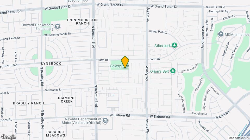 4452 Sapphire Moon Ave Map and Location Details