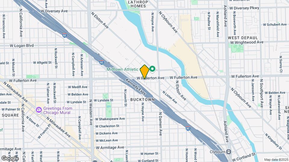 2053 W Fullerton Ave Map and Location Details