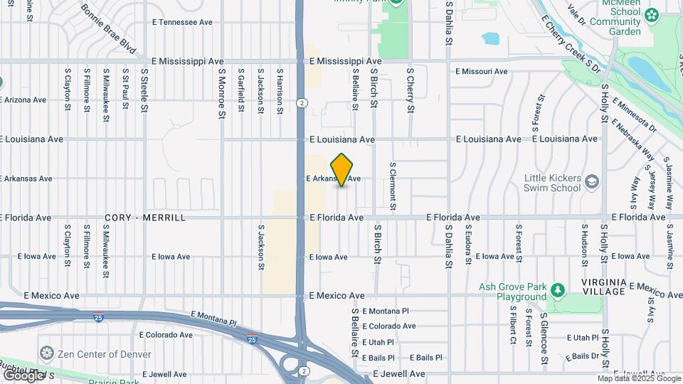 1430 S Ash St Map and Location Details