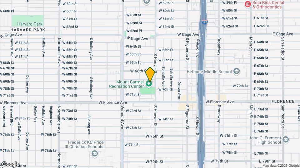 831 W 70th St Map and Location Details