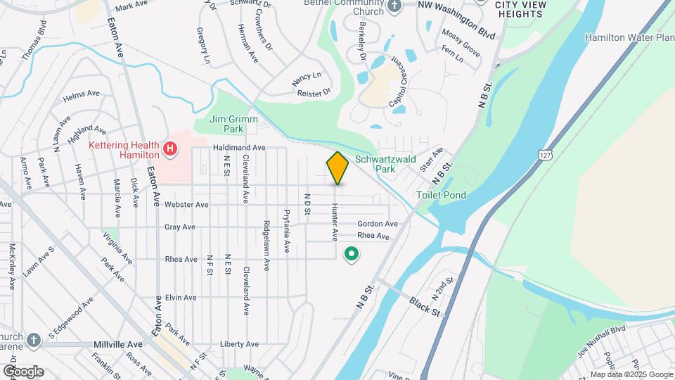 414 Hunter Ave Map and Location Details