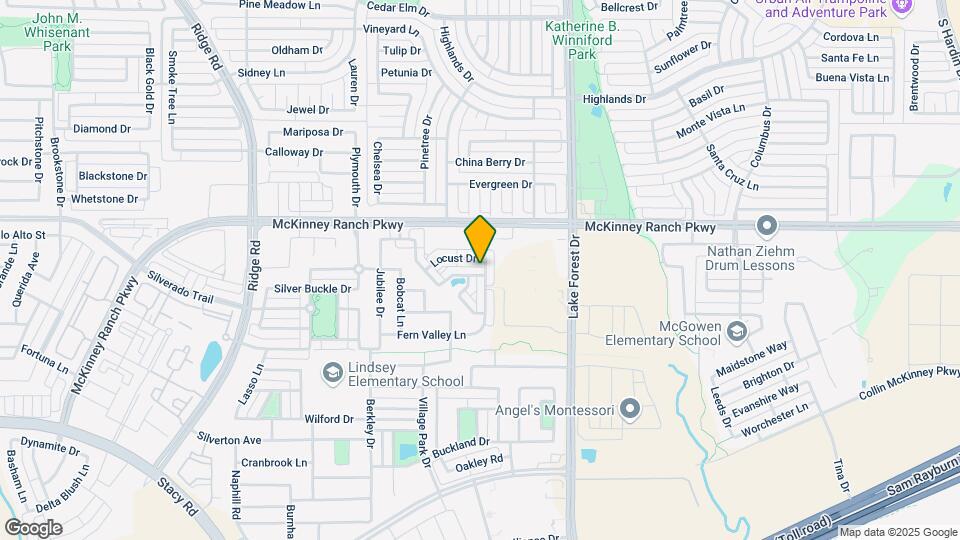5304 Mesquite Dr Map and Location Details
