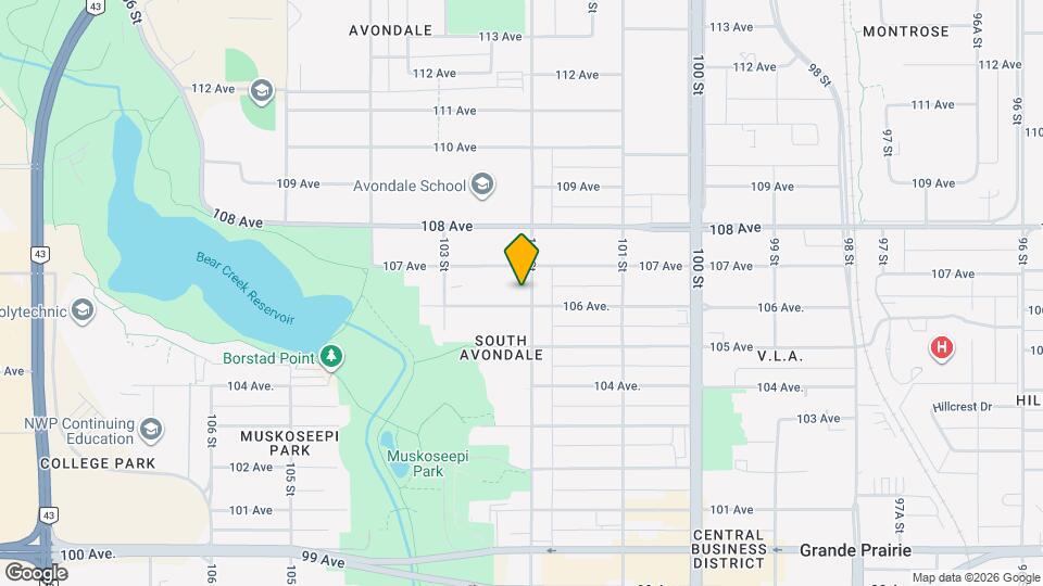 10204 106 Av Map and Location Details