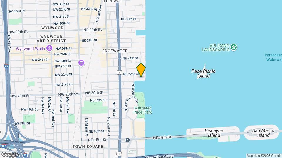 Biscayne 21 Mapa y Detalles de la Ubicación