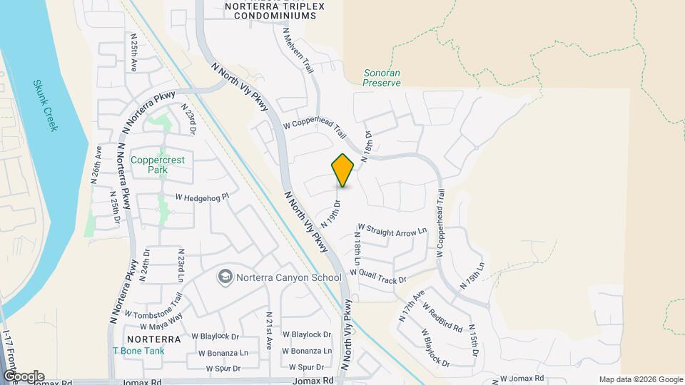 27609 N 19th Dr Map and Location Details