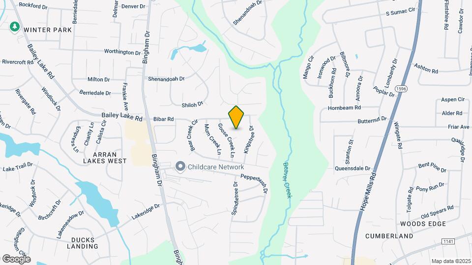 1604 Piney Creek Pl Map and Location Details