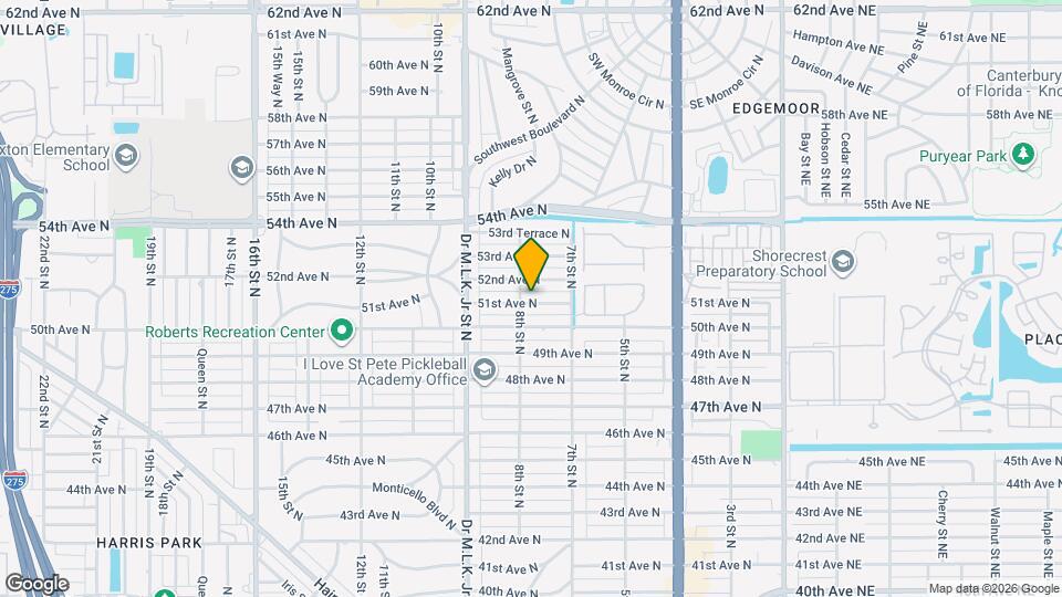 761 51st Ave N Map and Location Details