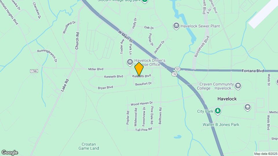 117 Kenneth Blvd Map and Location Details