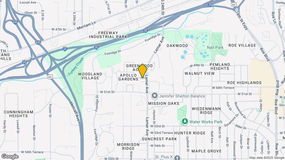 6314 W 50th St, Unit Walkout Studio Apartment Map and Location Details