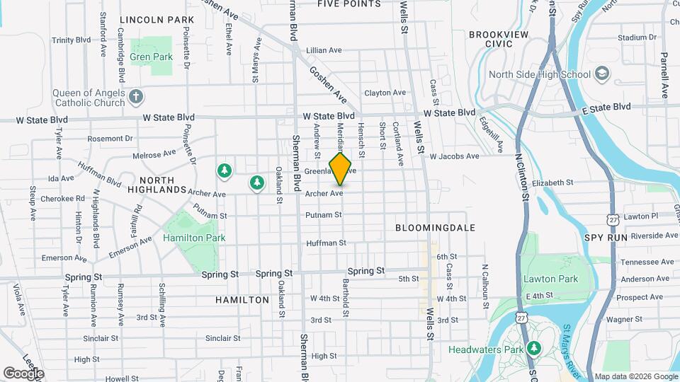 702 Archer Ave Map and Location Details