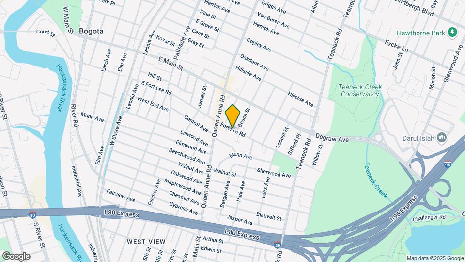 159 Fort Lee Rd Map and Location Details