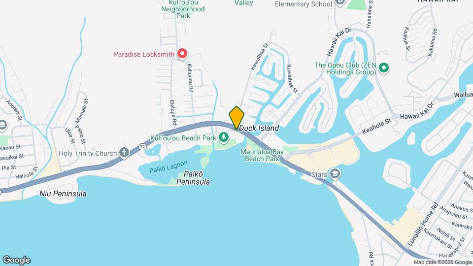 123D Maunalua Ave Map and Location Details