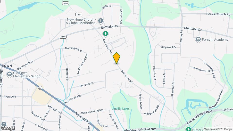 2502 Bethabara Rd Map and Location Details