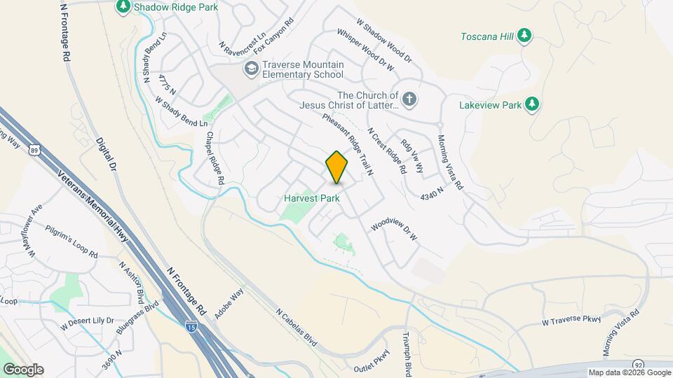 4299 Cresthaven Ln Mapa y Detalles de la Ubicación