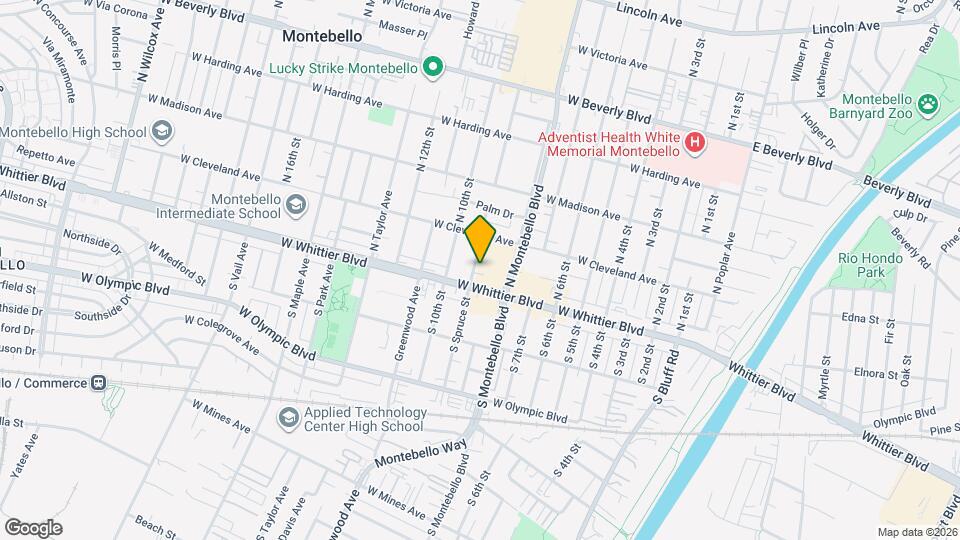 112 N Spruce St Mapa y Detalles de la Ubicación