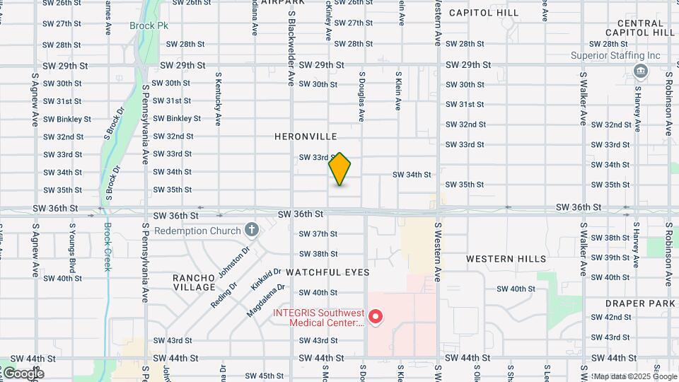 1129 SW 35th St Map and Location Details