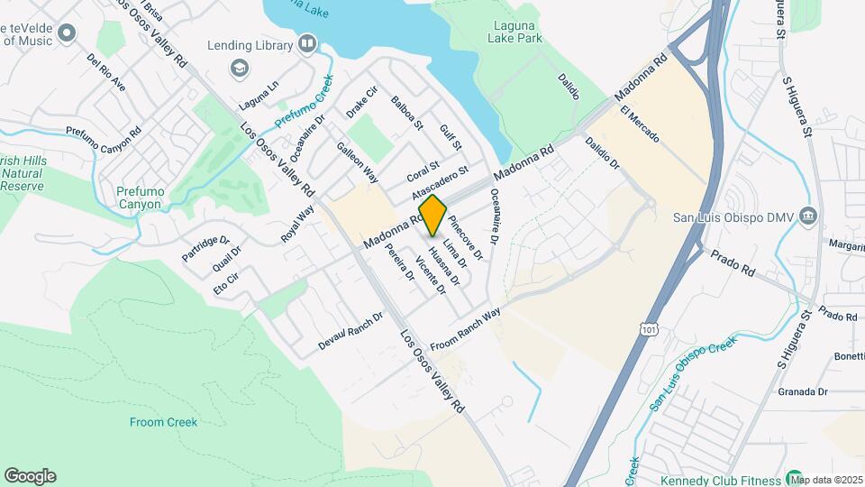 1710 Huasna Dr Map and Location Details