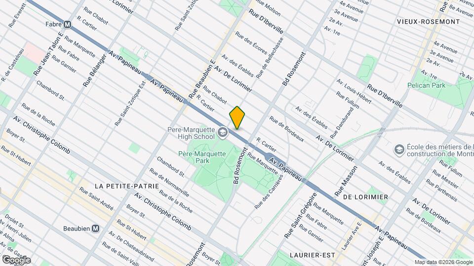 5971 Papineau Av Map and Location Details