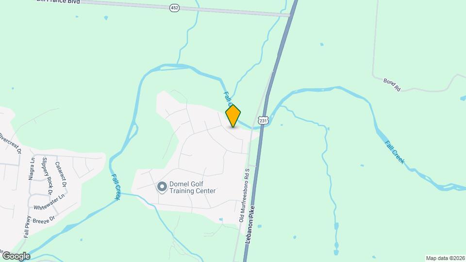 632 Creekbend Ln Map and Location Details