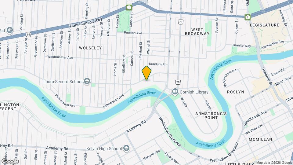 The Lincoln Apartments Map and Location Details