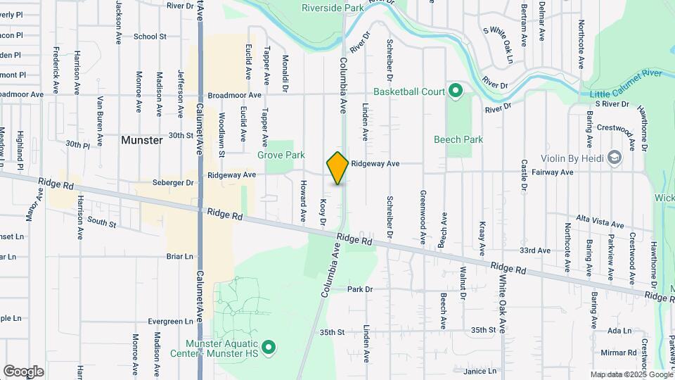 8316 Columbia Ave Map and Location Details