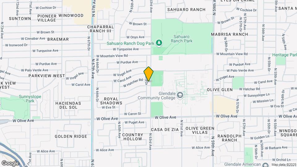 9401 N 63rd Dr Map and Location Details