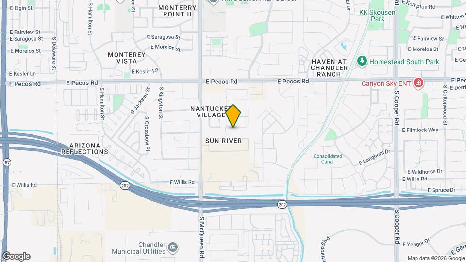 1155 E Winchester Pl Mapa y Detalles de la Ubicación