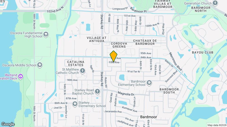 8756 93rd Ave Map and Location Details