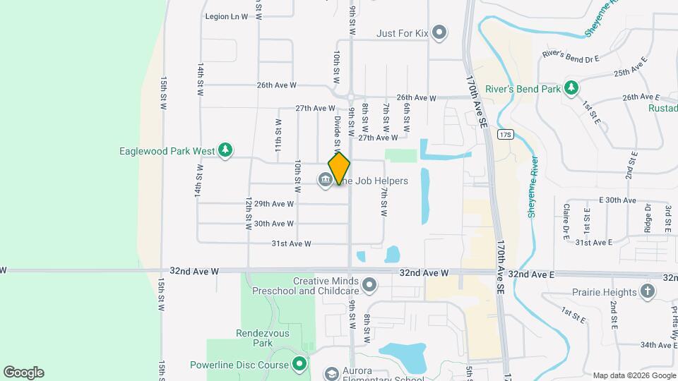 911 Eaglewood Ave Map and Location Details