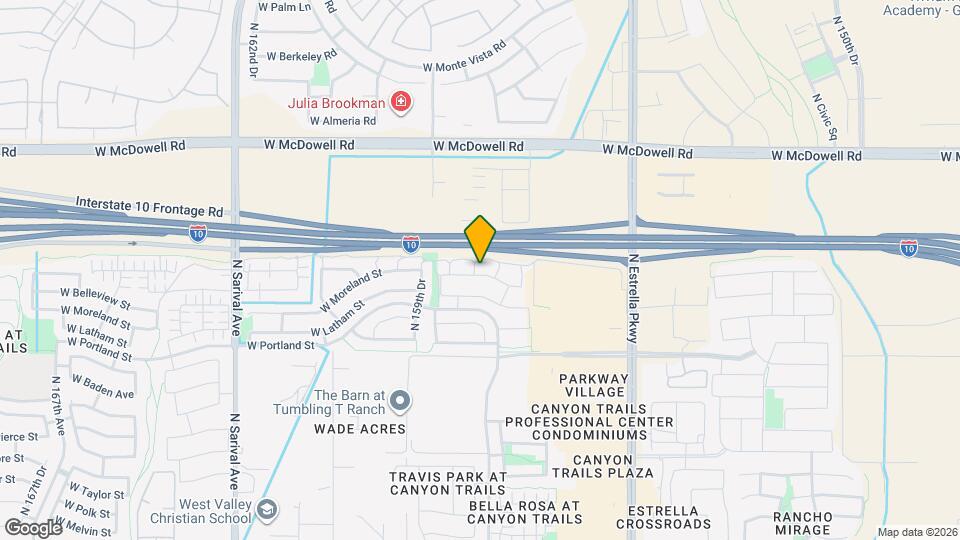 1215 N 158th Dr Mapa y Detalles de la Ubicación