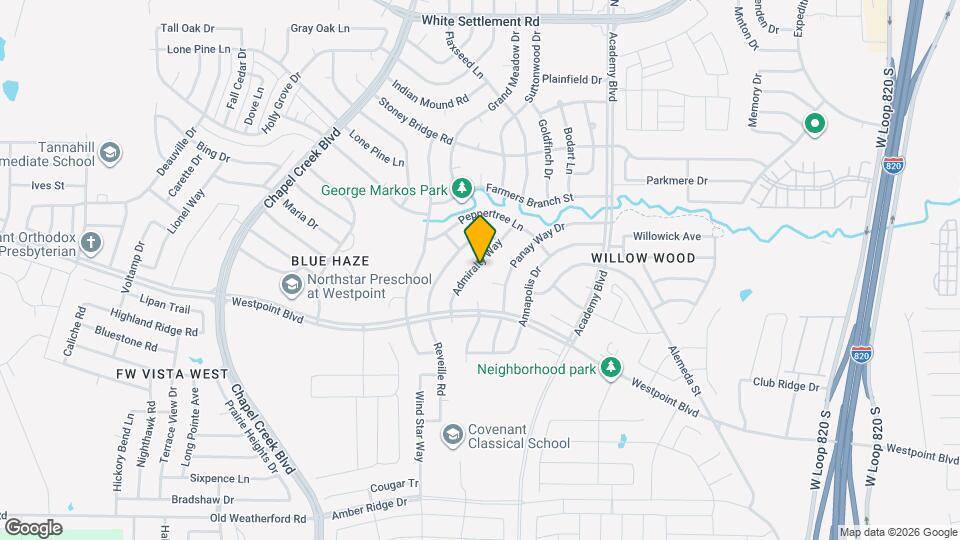701 Admiralty Way Map and Location Details