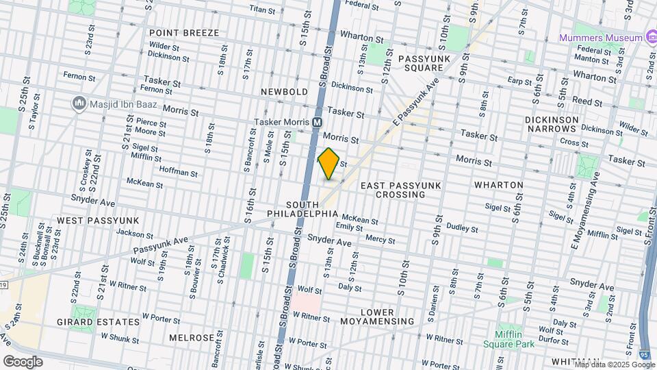 1321 Mifflin St Map and Location Details