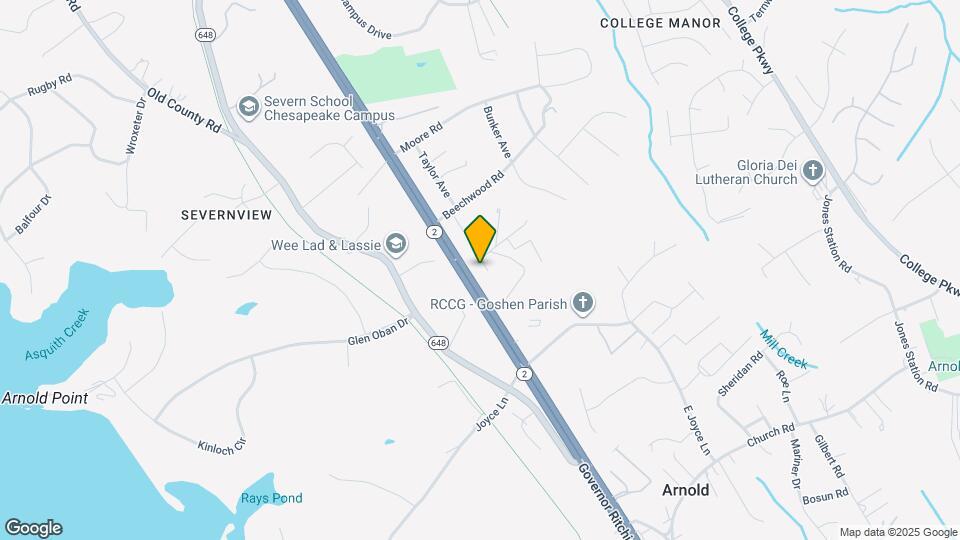 1260 Dogwood Rd, Unit Lower Map and Location Details