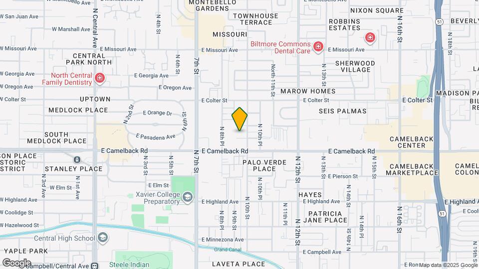 908 E Pasadena Ave Map and Location Details