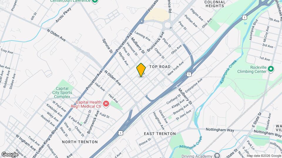 845 Ohio Ave Map and Location Details